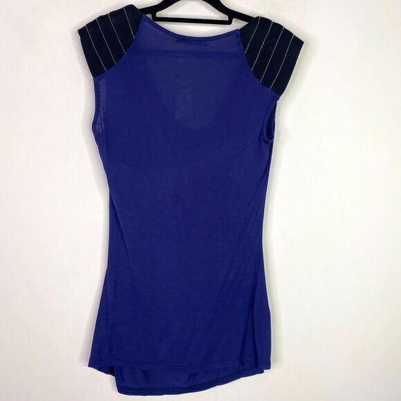 New Arden B Draped Scoop Neck Blouse Women's Size Small - Picture 2 of 7